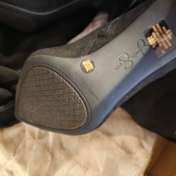 Jessica Simpson Black "Abrine" Microsuede Over the knee boots. NIB. Size 7 - Picture 6 of 10